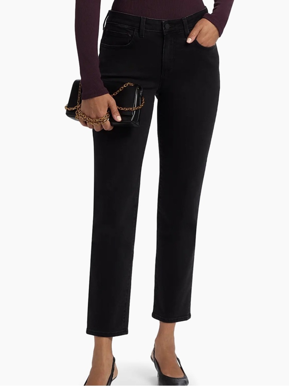L'AGENCE Milana Mid-Rise Stovepipe Jeans
